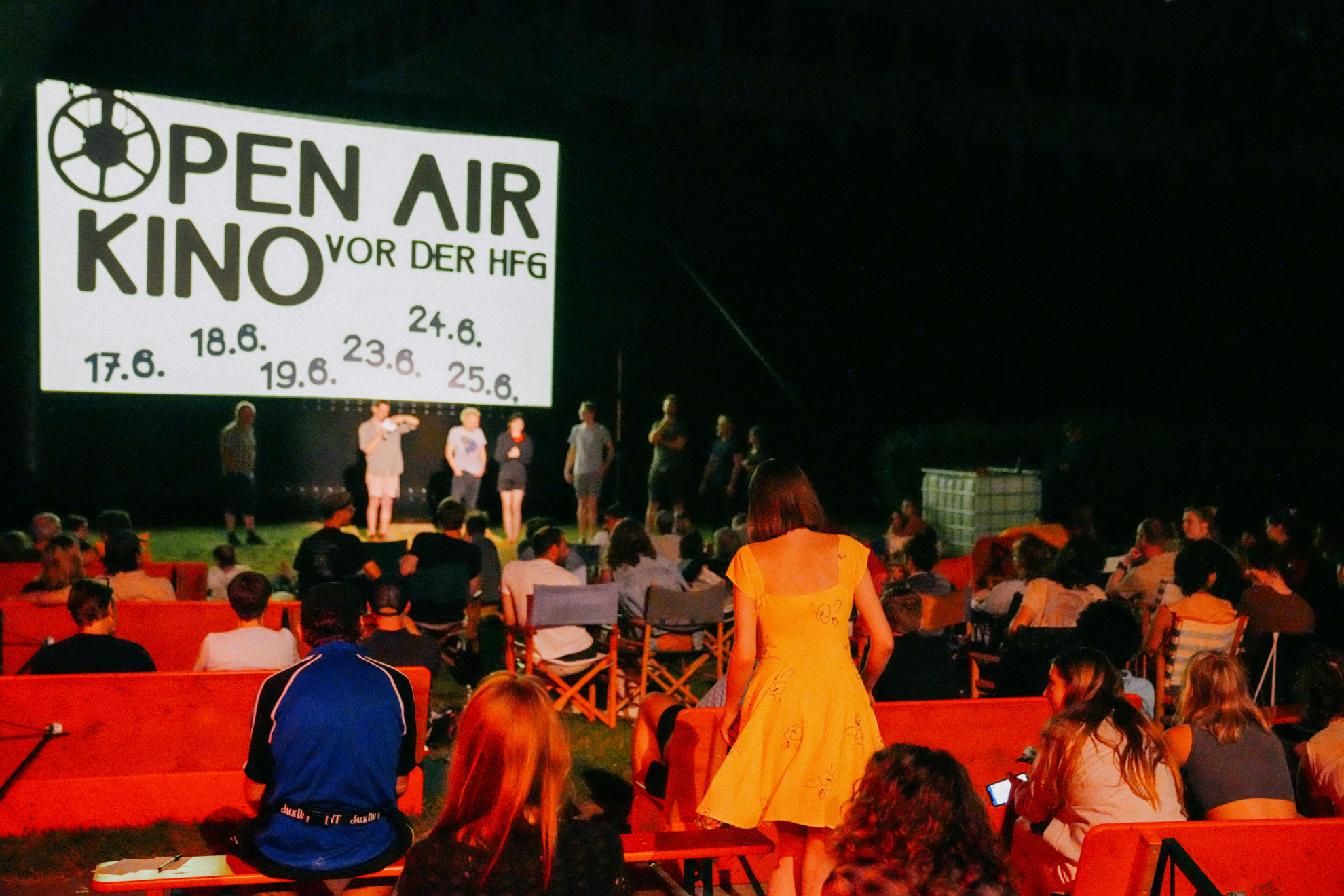 Open Air Kino 2023 Nacht Publikum Gewinnspiel